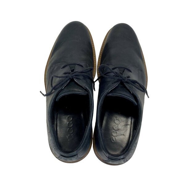 Ecco Black Leather Oxford Dress Shoes Size 11/11.5 EU45 Classic Formal main image 7